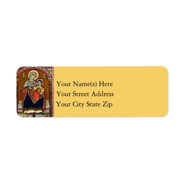 Virgin Mary & Child Jesus Vintage Christmas (Front)