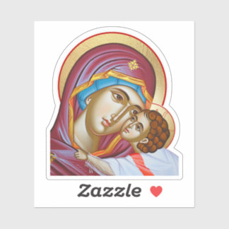 Virgin Mary Decal Theotokos