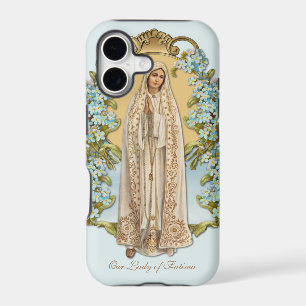 Virgin Mary Floral Religious Lady Of Fatima