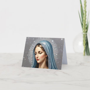Virgin Mary Folded Greeting Card