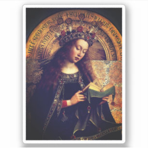 Virgin Mary -  Ghent Altarpiece by Jan van Eyck