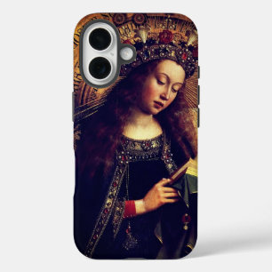 Virgin Mary -  Ghent Altarpiece by Jan van Eyck iPhone 16 Case