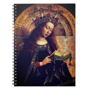 Virgin Mary -  Ghent Altarpiece by Jan van Eyck Notebook