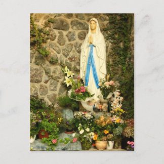 Virgin Mary grotto Postcard