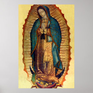 Virgin Mary Guadalupe Tilma Full Image Poster