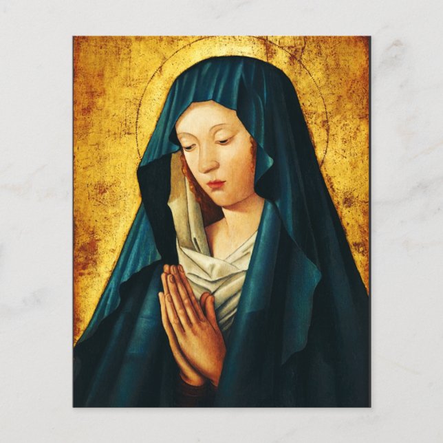 Virgin Mary Hodegetria Byzantine Catholic Icon Art (Front)