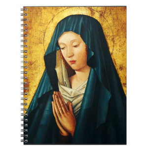 Virgin Mary Hodegetria Byzantine Catholic Icon Art Notebook
