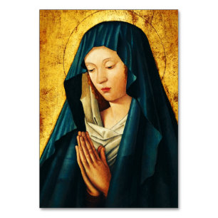 Virgin Mary Hodegetria Byzantine Catholic Icon Art Table Number