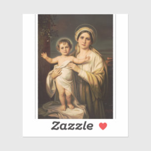 Virgin Mary holding baby Jesus 