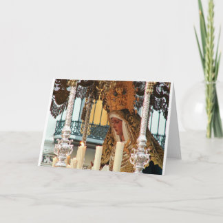 Virgin Mary Holiday Card