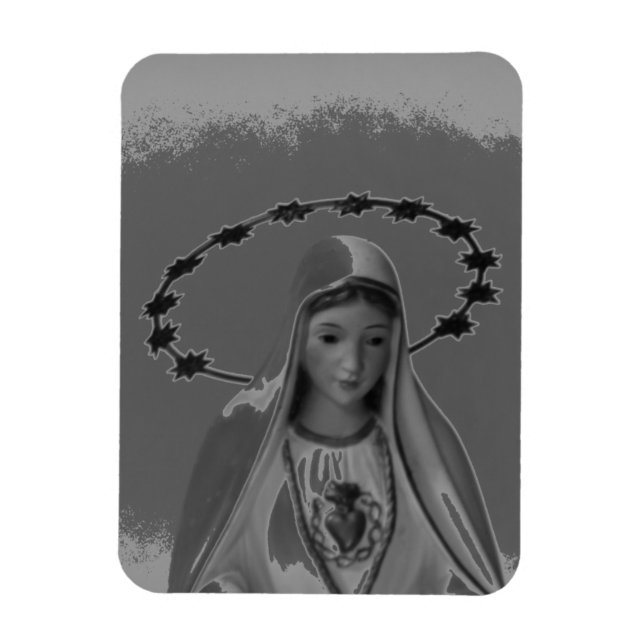 Virgin Mary, Immaculate Heart of Mary Magnet (Vertical)