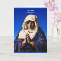 Virgin Mary In Prayer Get Well Personalise
