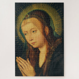 Virgin Mary in prayer Jigsaw Puzzle
