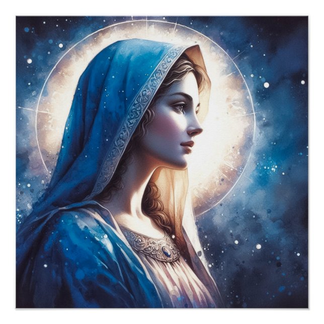 Virgin Mary Jesus  Poster (Front)