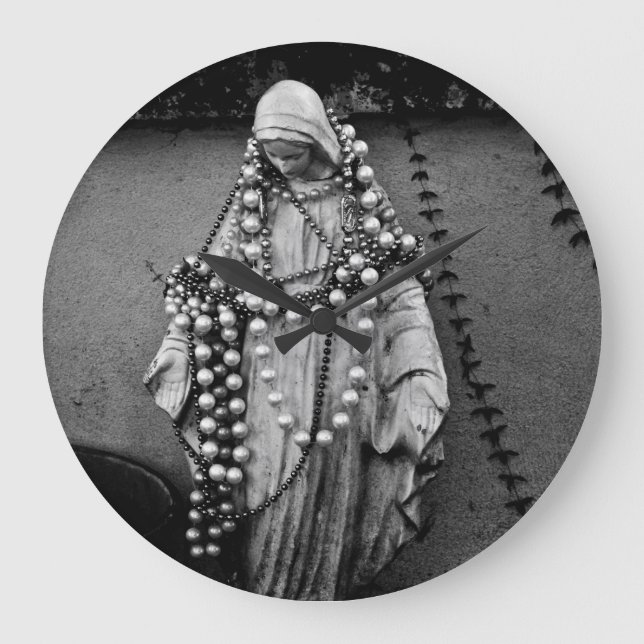 Virgin Mary Madonna Wall Clock (Front)