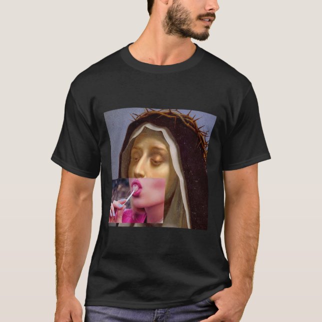 Virgin Mary mood Pulp2562png2562 T-Shirt (Front)