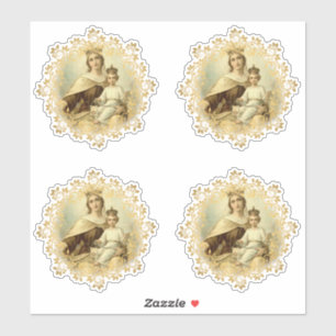 Virgin Mary Mount Carmel Jesus Religious Vinyl