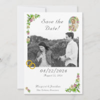 Virgin Mary Nuptial Save the Date Bookmark