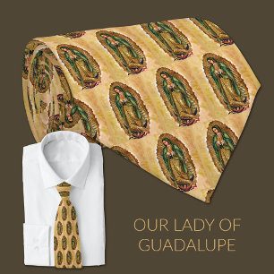 Virgin Mary of Guadalupe Mexico Spanish Tie