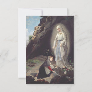 Virgin Mary of Lourdes Thank You Card