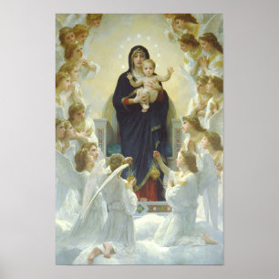Virgin Mary of The Angels & Baby Jesus Our Lady Poster