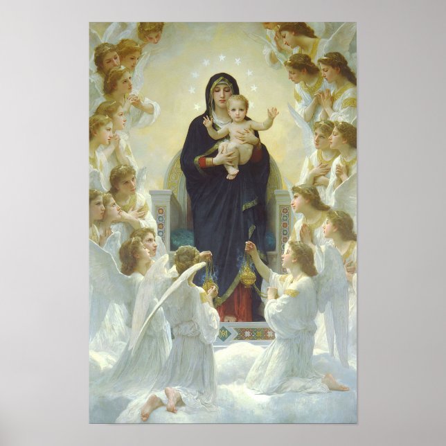 Virgin Mary of The Angels & Baby Jesus Our Lady Poster (Front)