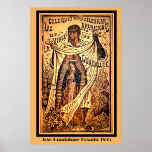 Virgin Mary Our Lady-Jose Guadalupe Posada Poster