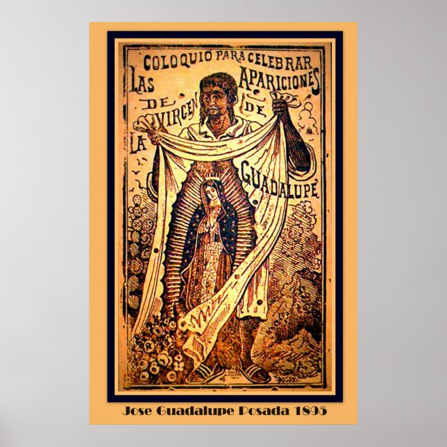 Virgin Mary Our Lady-Jose Guadalupe Posada Poster (Front)