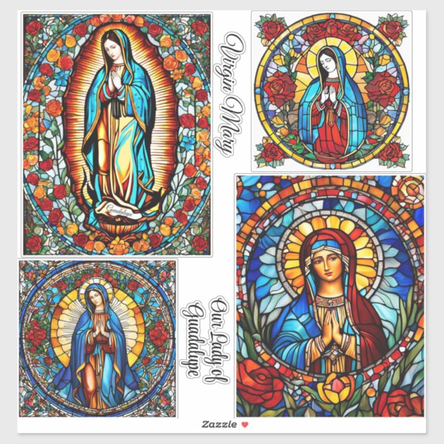 Virgin Mary & Our Lady of Guadalupe 4 Pretty (Sheet)