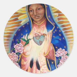 Virgin Mary - Our Lady Of Guadalupe Classic Round Sticker