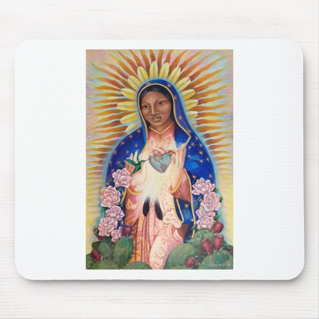 Virgin Mary - Our Lady Of Guadalupe Mouse Mat (Front)