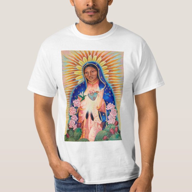 Virgin Mary - Our Lady Of Guadalupe T-Shirt (Front)