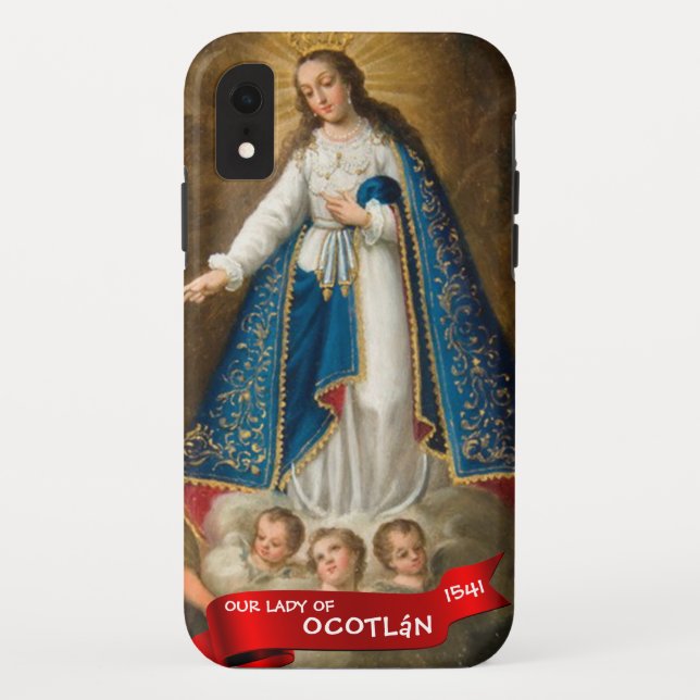Virgin Mary Our Lady of Ocotlan Catholic Religious Case-Mate iPhone Case (Back)