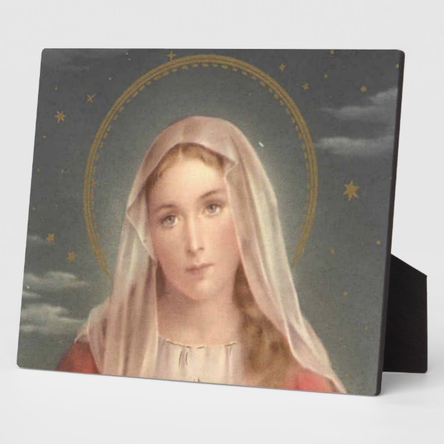 VIRGIN MARY PLAQUE (Side)