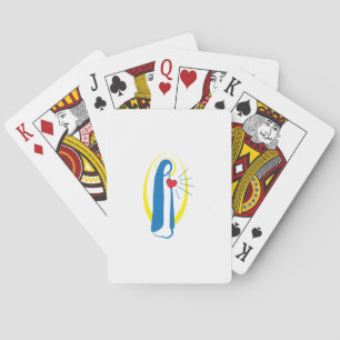 Virgin Mary Playing Cards