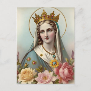 Virgin Mary Postcard 