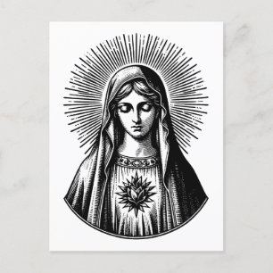 Virgin Mary Postcard