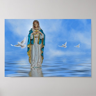 Virgin Mary Poster