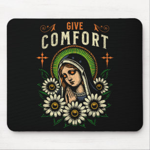 Virgin Mary Prayer Give Comfort Christian Pray God Mouse Mat
