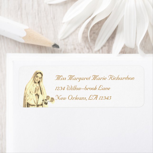 Virgin Mary Return Address (Insitu)