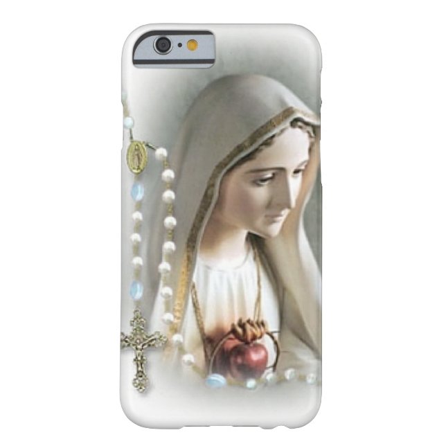 Virgin Mary/Rosary IPHONE 6 CASE (Back)
