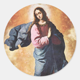 Virgin Mary stickers