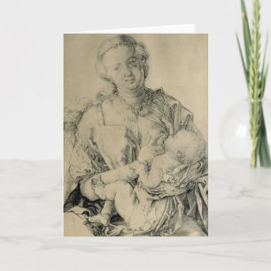 Virgin Mary suckling the Christ Child, 1512 Card