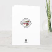 VIRGIN MARY | WEDDING ANNIVERSARY | RED ROSES CARD (Back)