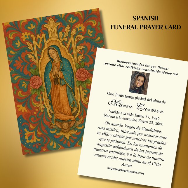 Virgin Mexico Guadalupe Spanish Funeral Prayer (Creator Uploaded)