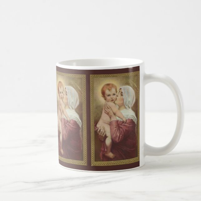Virgin Mother Mary Madonna Baby Jesus Coffee Mug (Right)