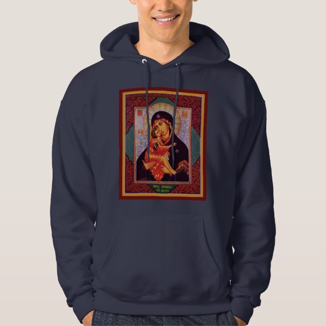 Virgin Mother of Vladimir Hoodie (Front)