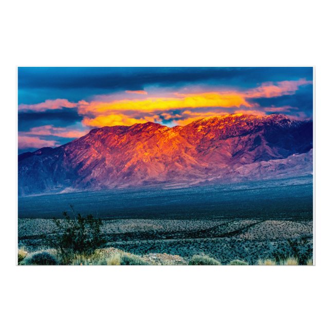 Virgin Mountains Sunset Photo Print (Front)