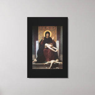 Virgin of Consolation – William Adolphe Bouguereau Canvas Print