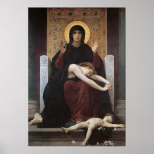 Virgin of Consolation - William Adolphe Bouguereau Poster